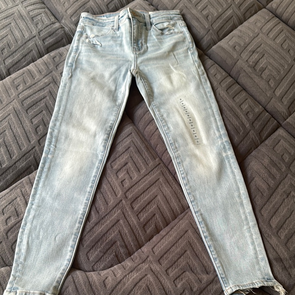 American Eagle Outfitters - Light Blue Women's High-Rise Jegging
